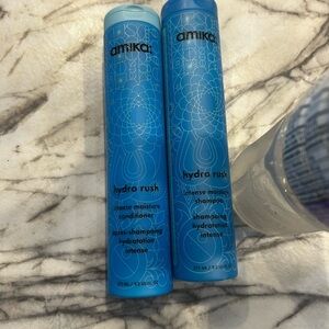 Amika Hydro Rush Shampoo and Conditioner Set - used twice. See attached photo.